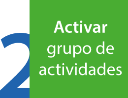 Activar grupo de actividades